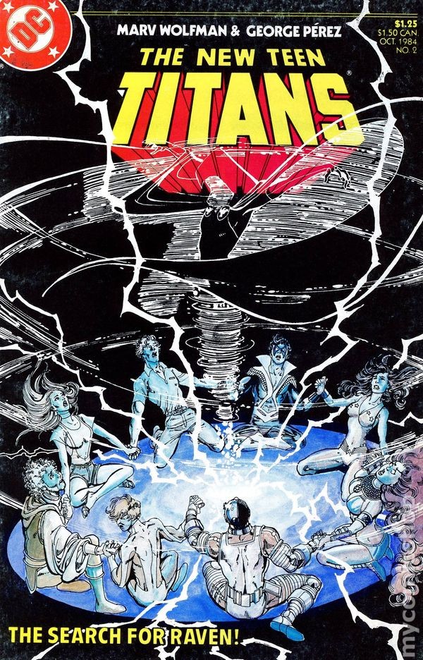 New Teen Titans New Titans #2 VF+ 8.5 1984 immagine stock