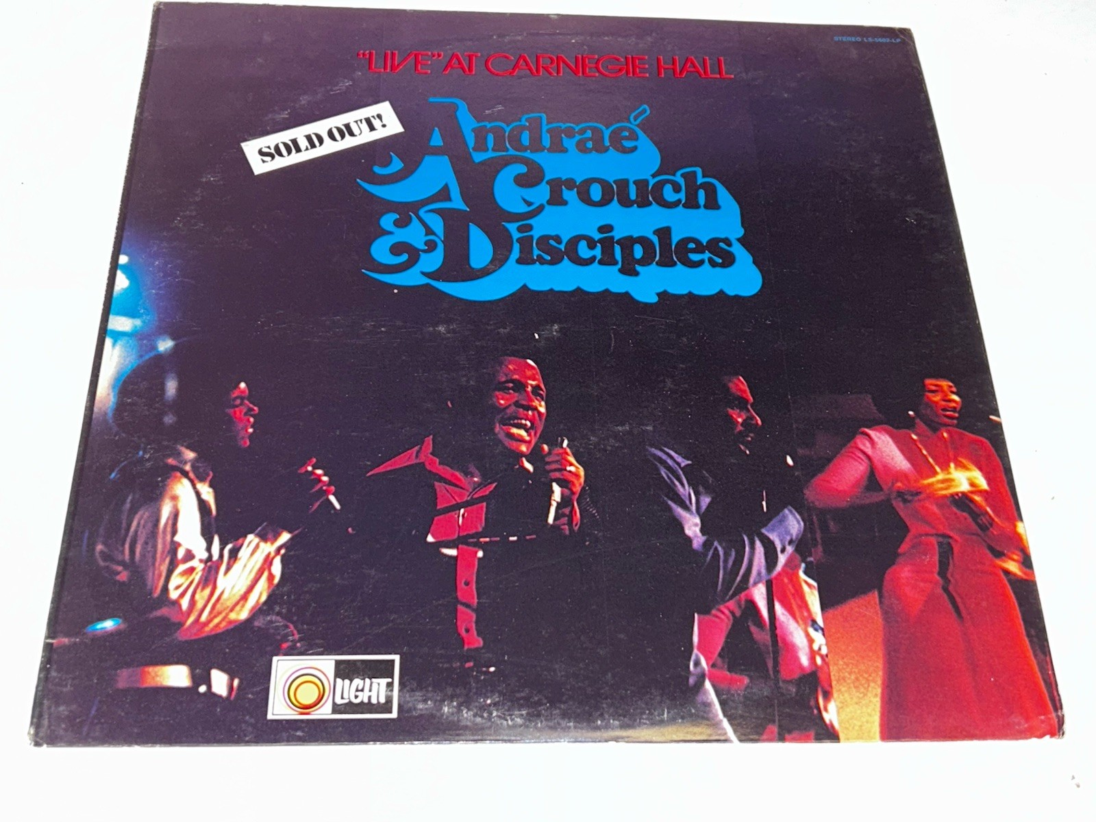 Andrae Crouch & The Disciples Live At Carnegie Hall  LP 141