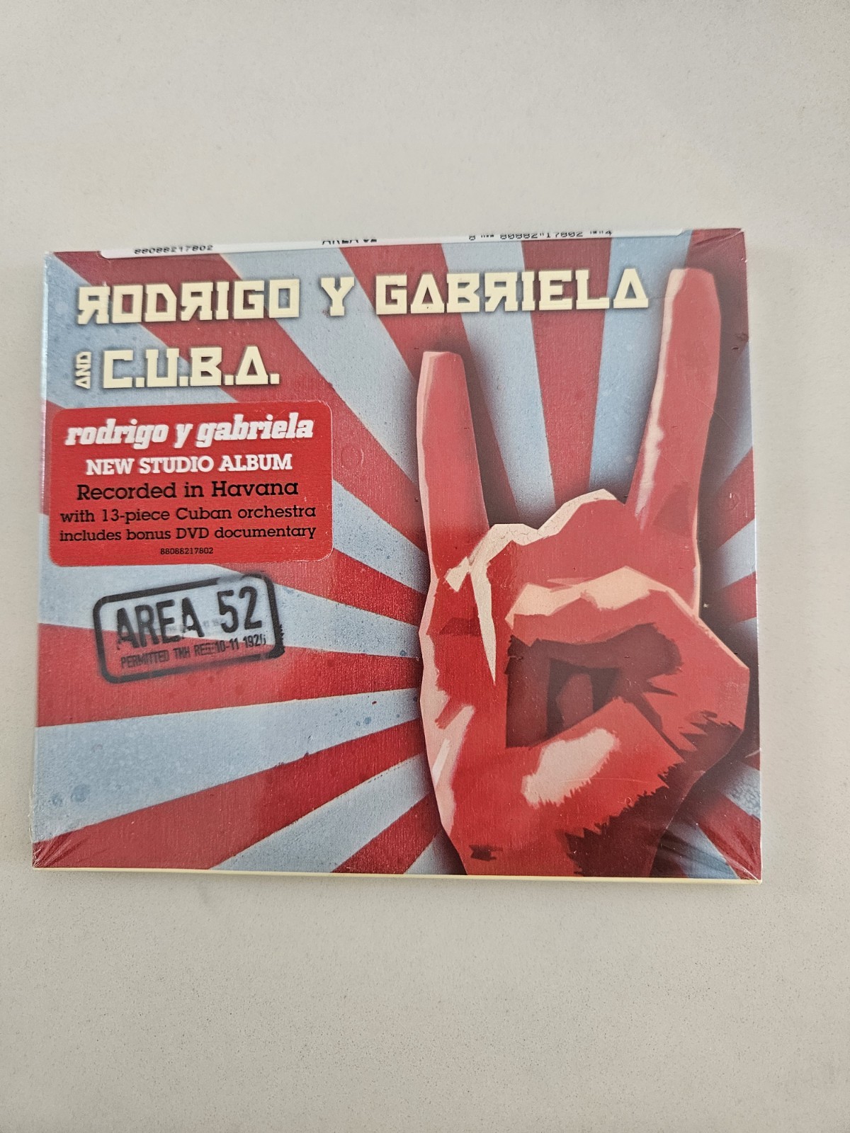 RODRIGO Y GABRIELA *PETER ASHER PRODUCER/AREA 52 *BRAND NEW SEALED CD-DVD COMBO 