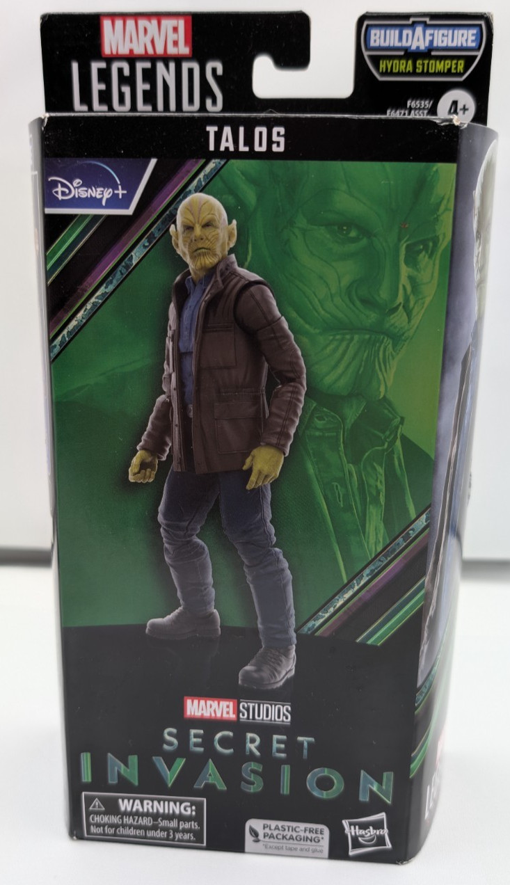 Marvel Legends Talos Secret Invasion Figura 6" con Hydra Stomper BAF Nuovo con scatola