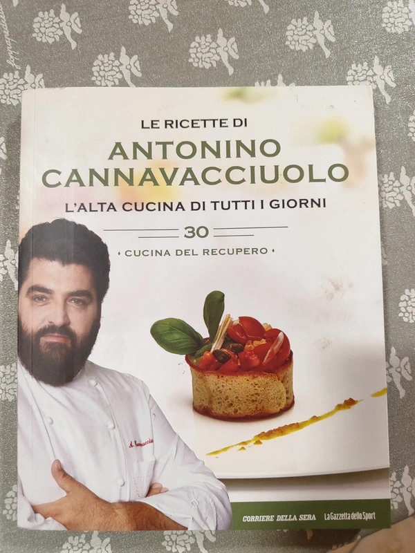 Libro ricette di Antonino Cannavacciuolo