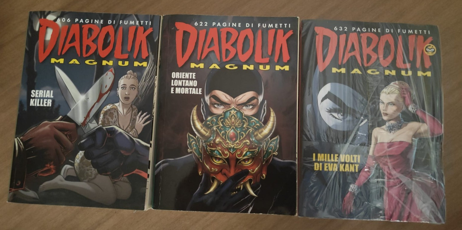 DIABOLIK MAGNUM: SERIAL KILLER,ORIENTE LONTANO MORTALE,I MILLE VOLTI DI EVA KANT