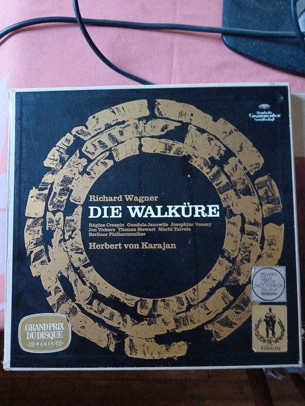 Coffret 5 vinyles la walkyrie wagner