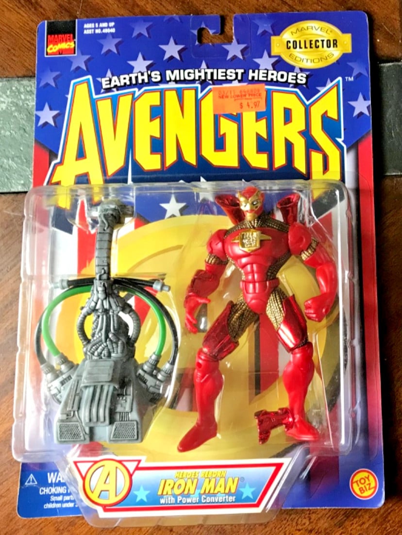 Iron Man Heroes Reborn, Earth's Mightiest Heroes Avengers, personaggio Marvel Legends