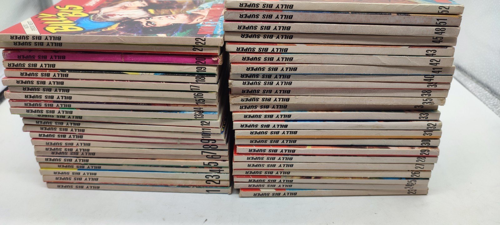 Fumetti Billy Bis Super Sequenza Incompl. 1-52 Universo 45 Numeri con Poster [z1