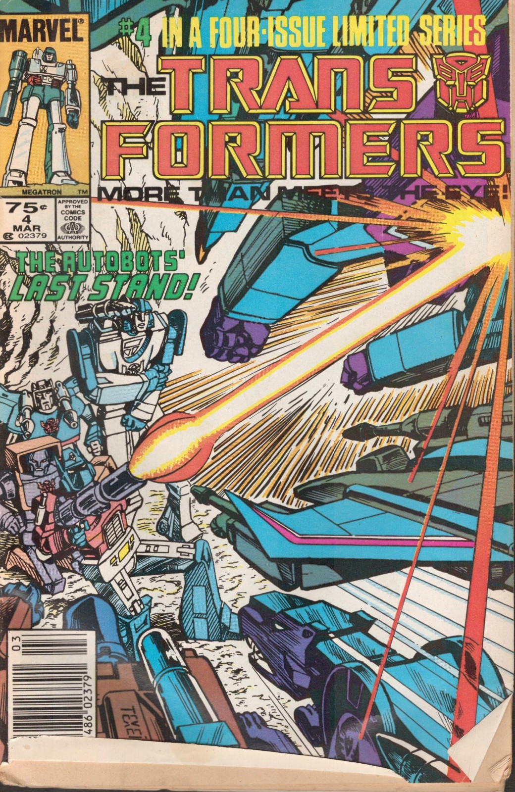 54574: MARVEL THE TRANSFORMERS #4 Scarso grado