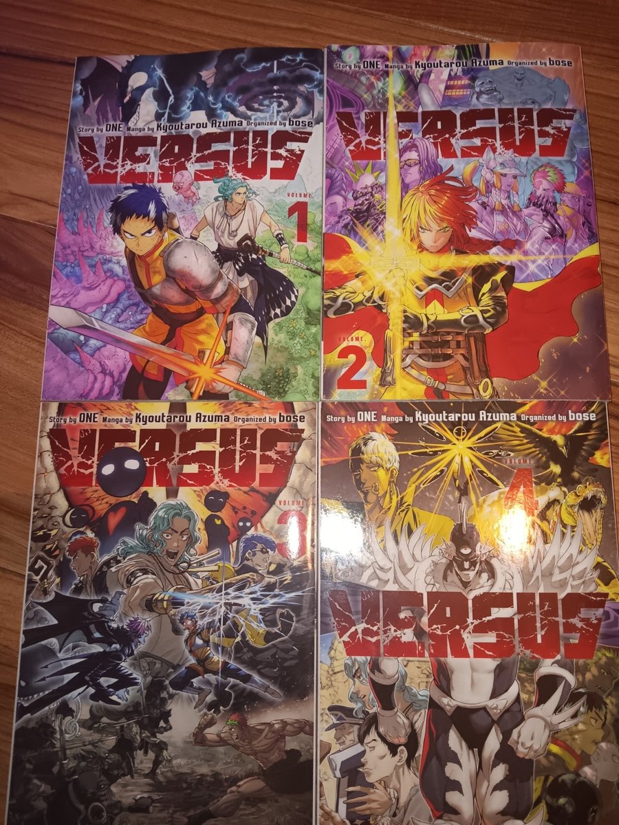 Versus manga volumi inglese 1 - 4
