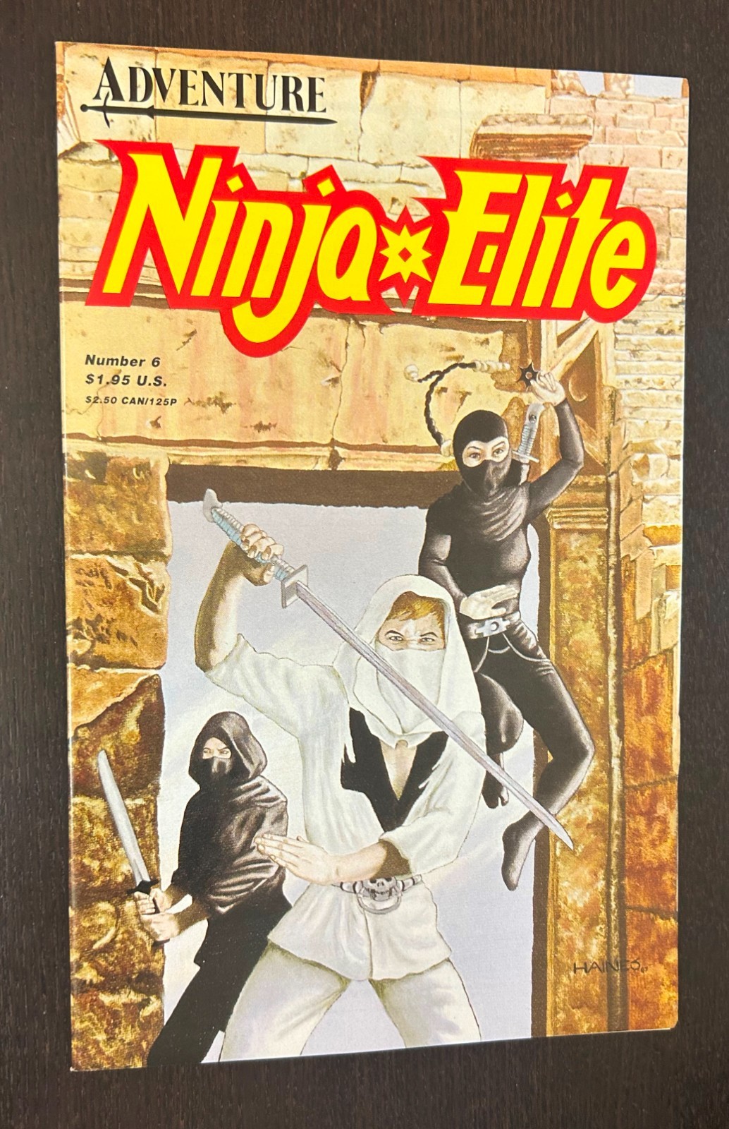NINJA ELITE #6 (Adventure Comics 1988) -- Bad Girl indipendente -- quasi nuovo -