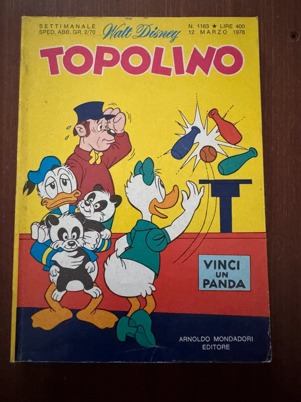 topolino n.1163 del 12 marzo 1978