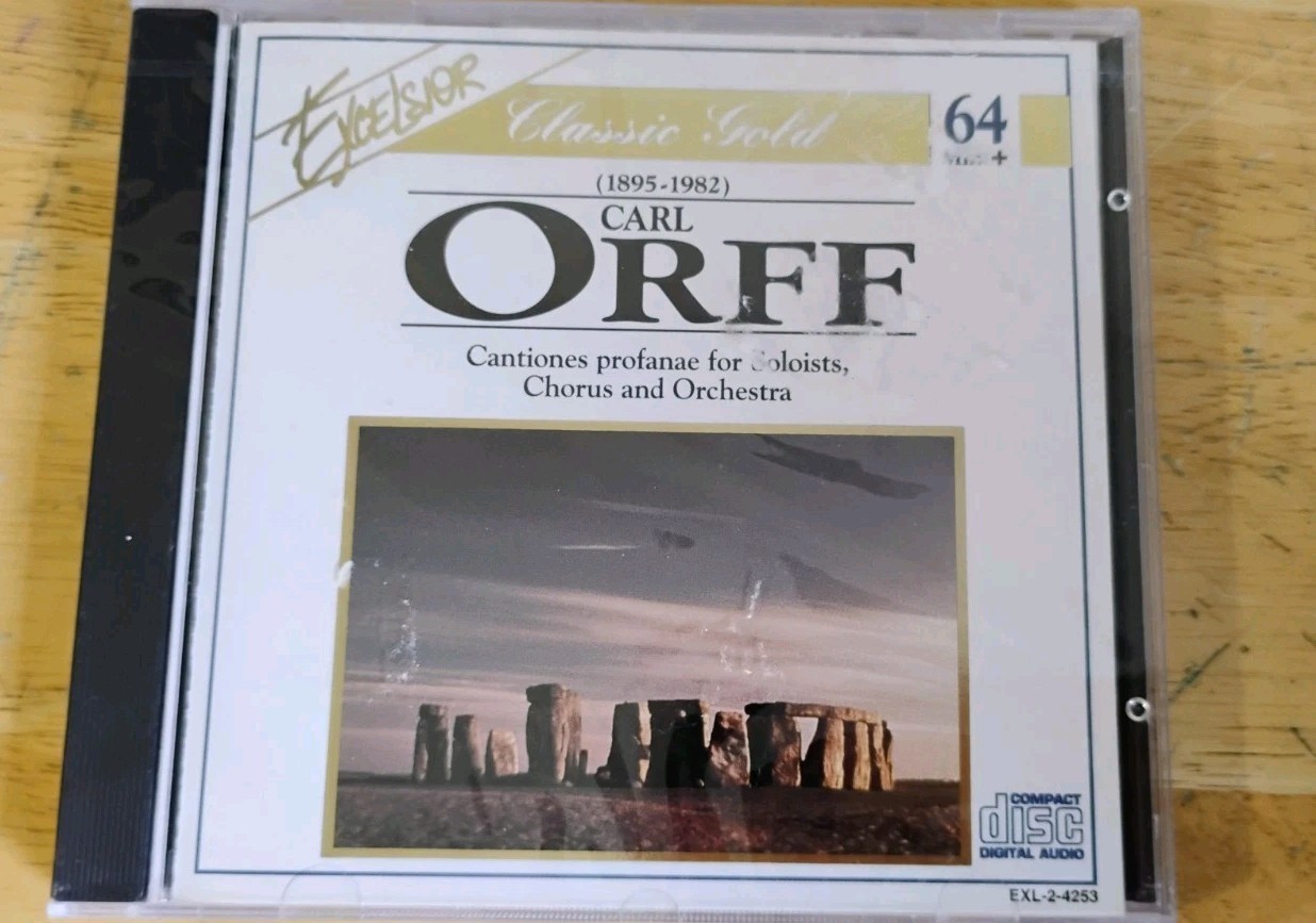 Carl Orff: Carmina Burana Music CD by Various Artists [NEW] 1970s Classical