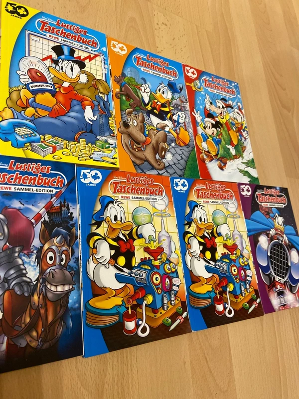 7 Walt Disney Donald Duck Taschenbücher (Komiks)