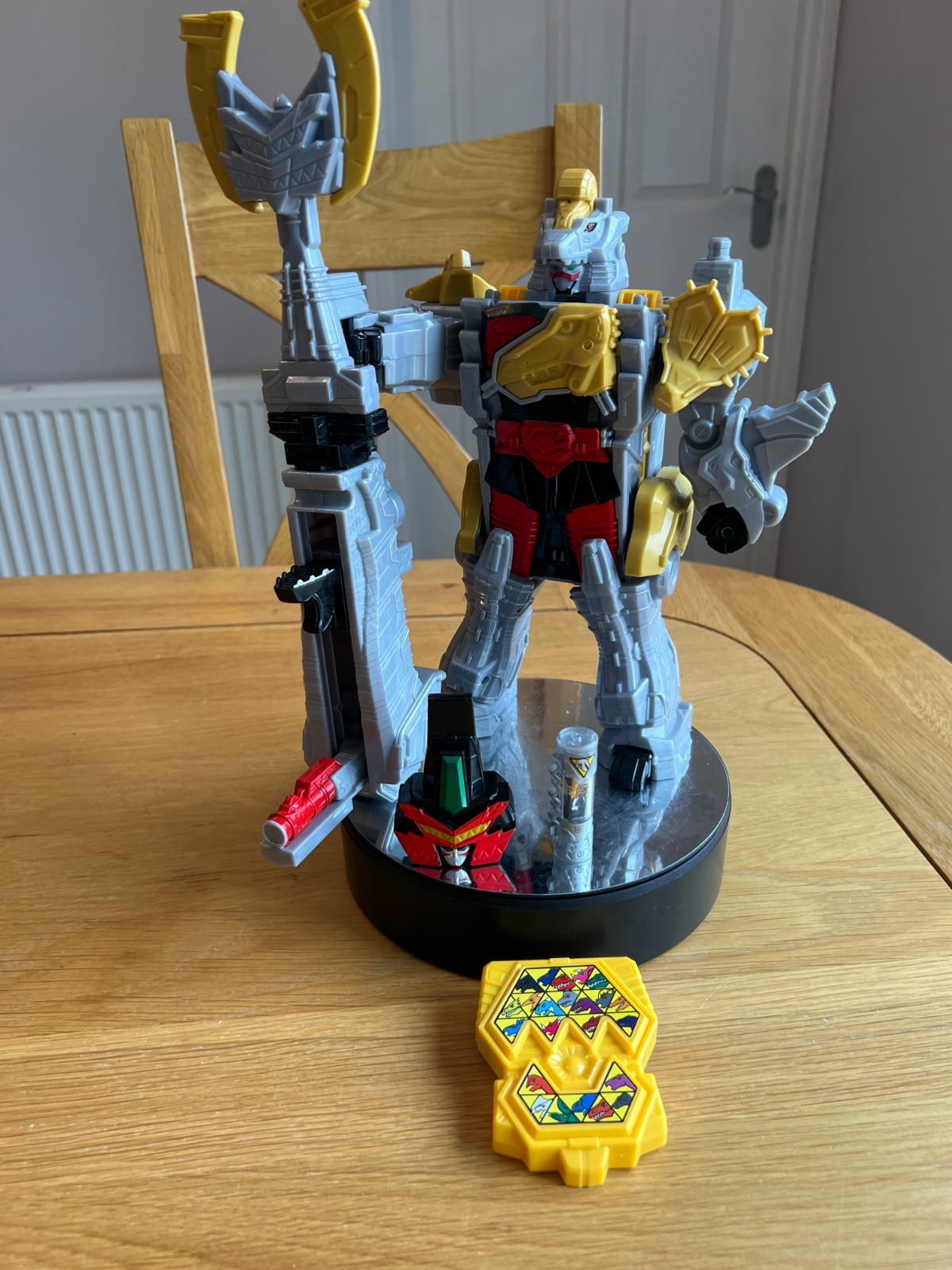 Power Rangers Dino Charge Dx Titano Megazord + caricatore Dino n.10 V.VGC