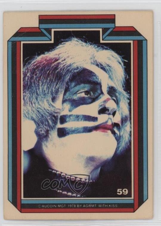 1978 Donruss Kiss Series 1 Peter Criss #59 11yh