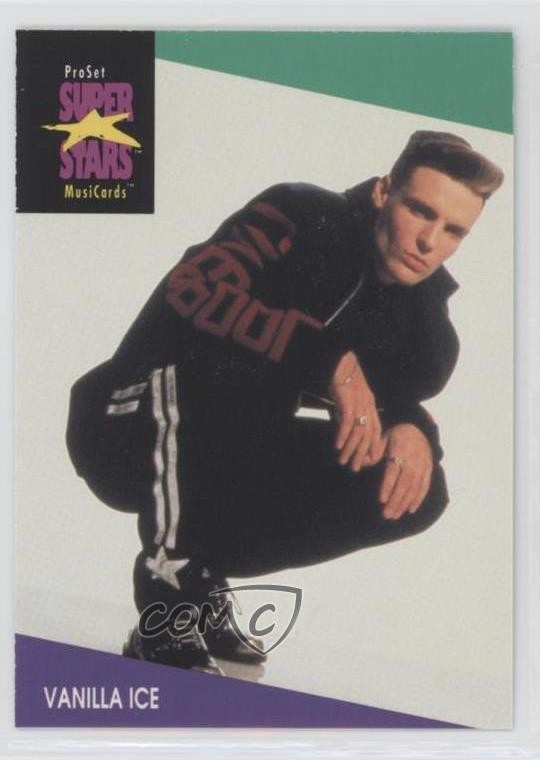 1991-92 Pro Set Super Stars MusiCards Vanilla Ice #141 0c1a