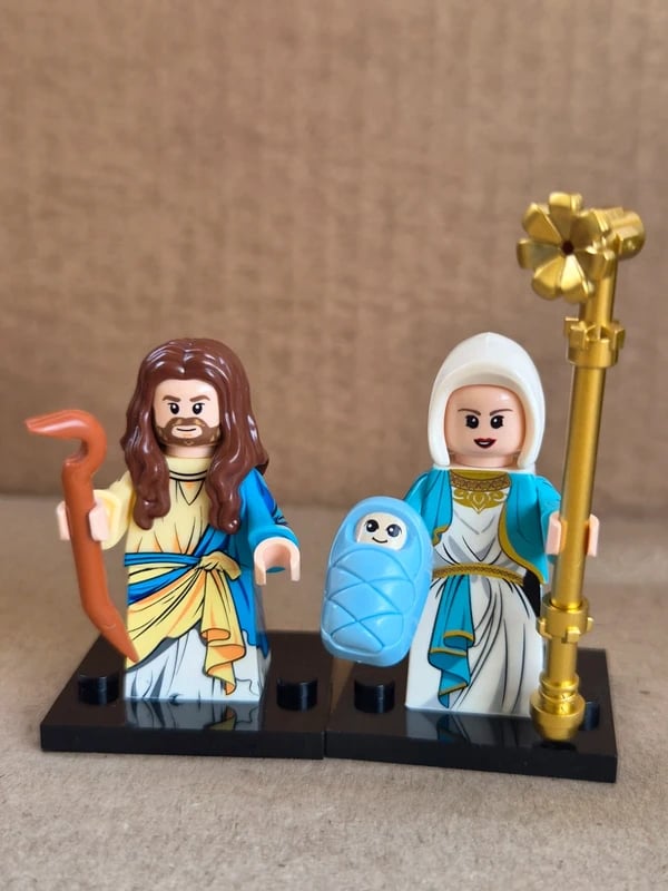 Presepe Christmas nativity style Lego compatible