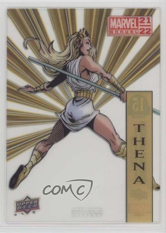 2021 Upper Deck Marvel Annuale Animazione Sospesa Livello 1 677/699 Thena #15 4et