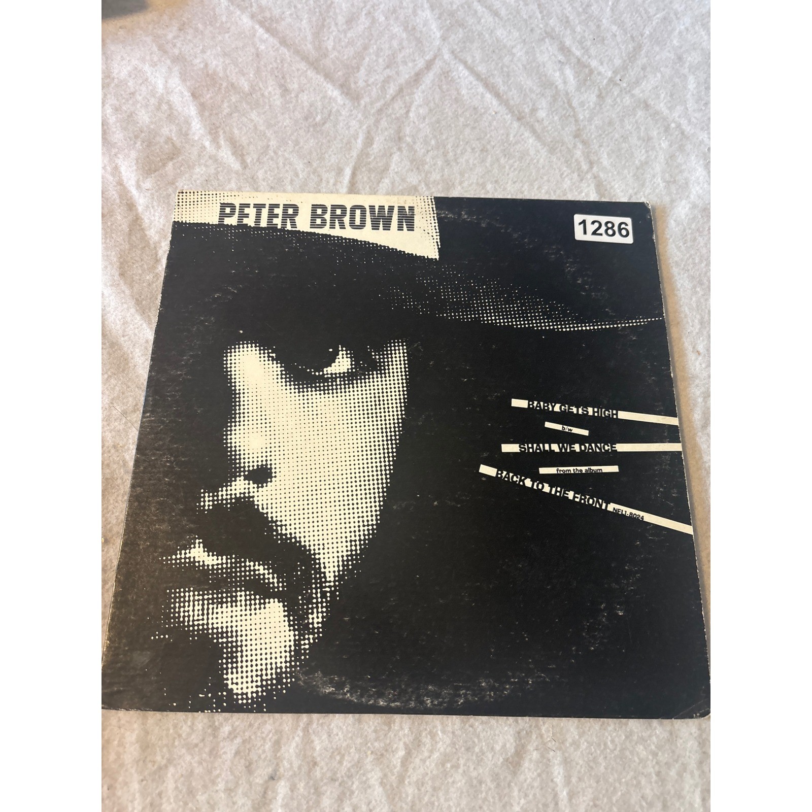 RCA Peter Brown Baby Gets High 12" Vinyl Single 1982 Black Good Disco Funk