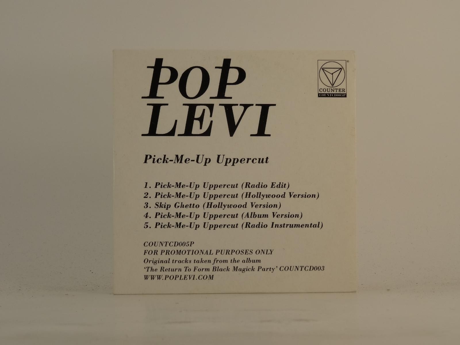 POP LEVI PICK-ME-UP UPPERCUT (D81) 5 Track Promo CD Single including Card Sleeve
