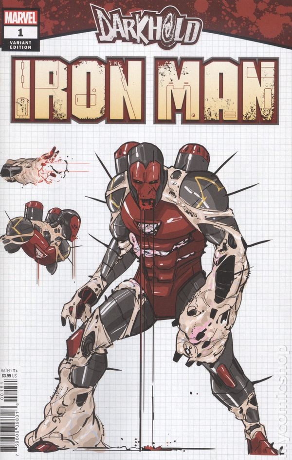 Darkhold Iron Man 1C Tormey variante 1:10 quasi nuovo 2021 immagine stock