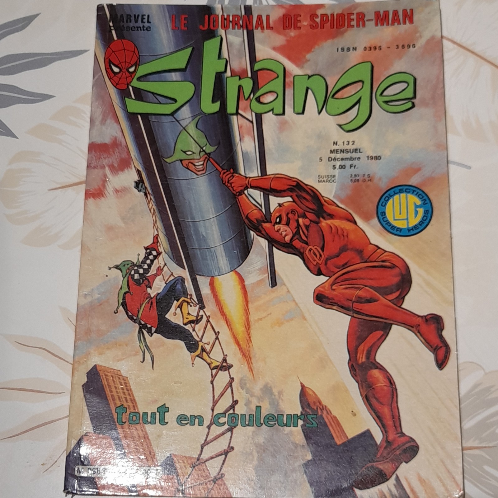 Éditions Lug Strange n°132 1980 Marvel Spider-Man Daredevil tout en couleurs
