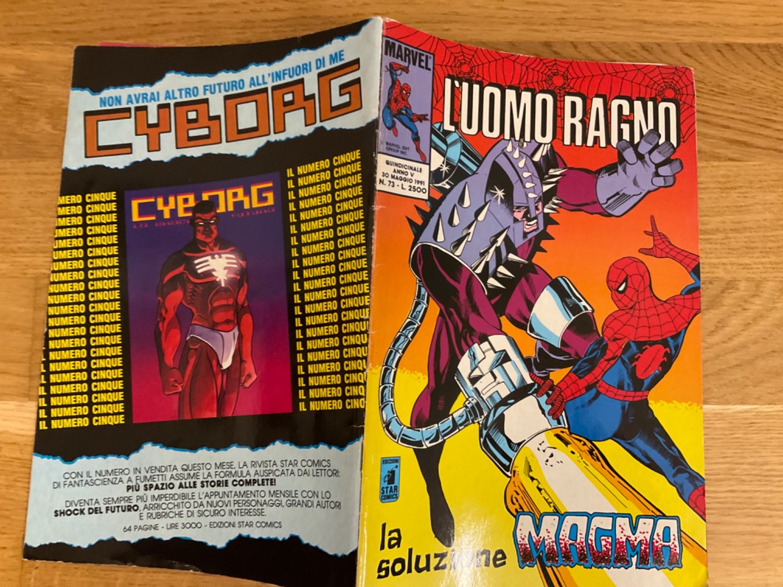 L’UOMO RAGNO n. 73  - 1991 STAR COMICS  - SPIDERMAN MARVEL