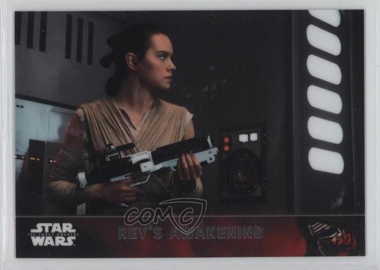 2016 Topps Star Wars: Il Risveglio della Forza Chrome Il Risveglio di Rey #81 0c3