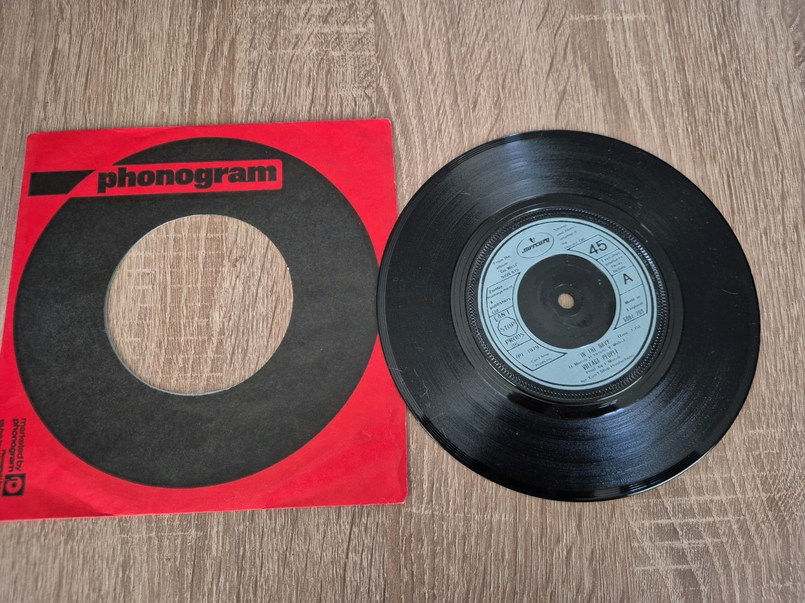 VILLAGE PEOPLE " IN THE NAVY" 7" VINYL SINGLE