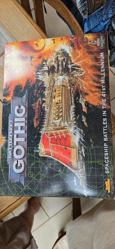 Lot Battlefleet Gothic (Games Workshop) - Boîte de base + Cuirassé Chaos & Blister