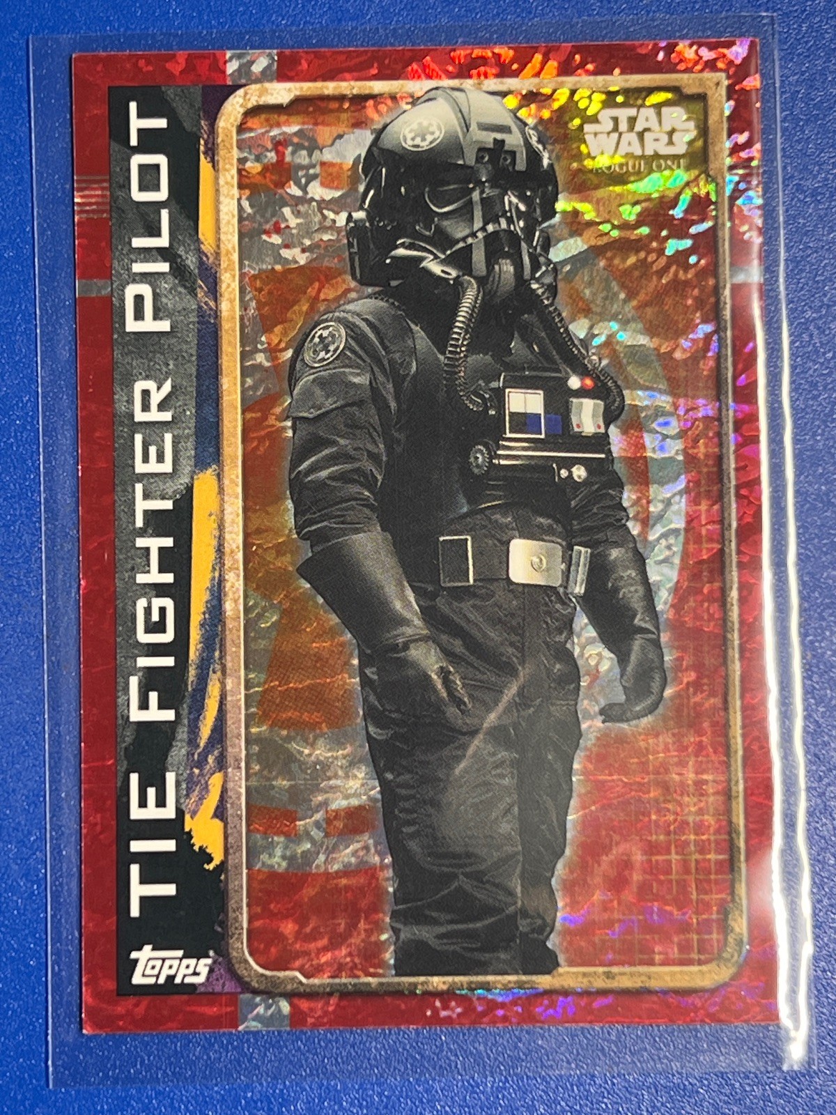 2016 Topps Star Wars: Rogue One UK Holofoil Tie Fighter Pilot #182
