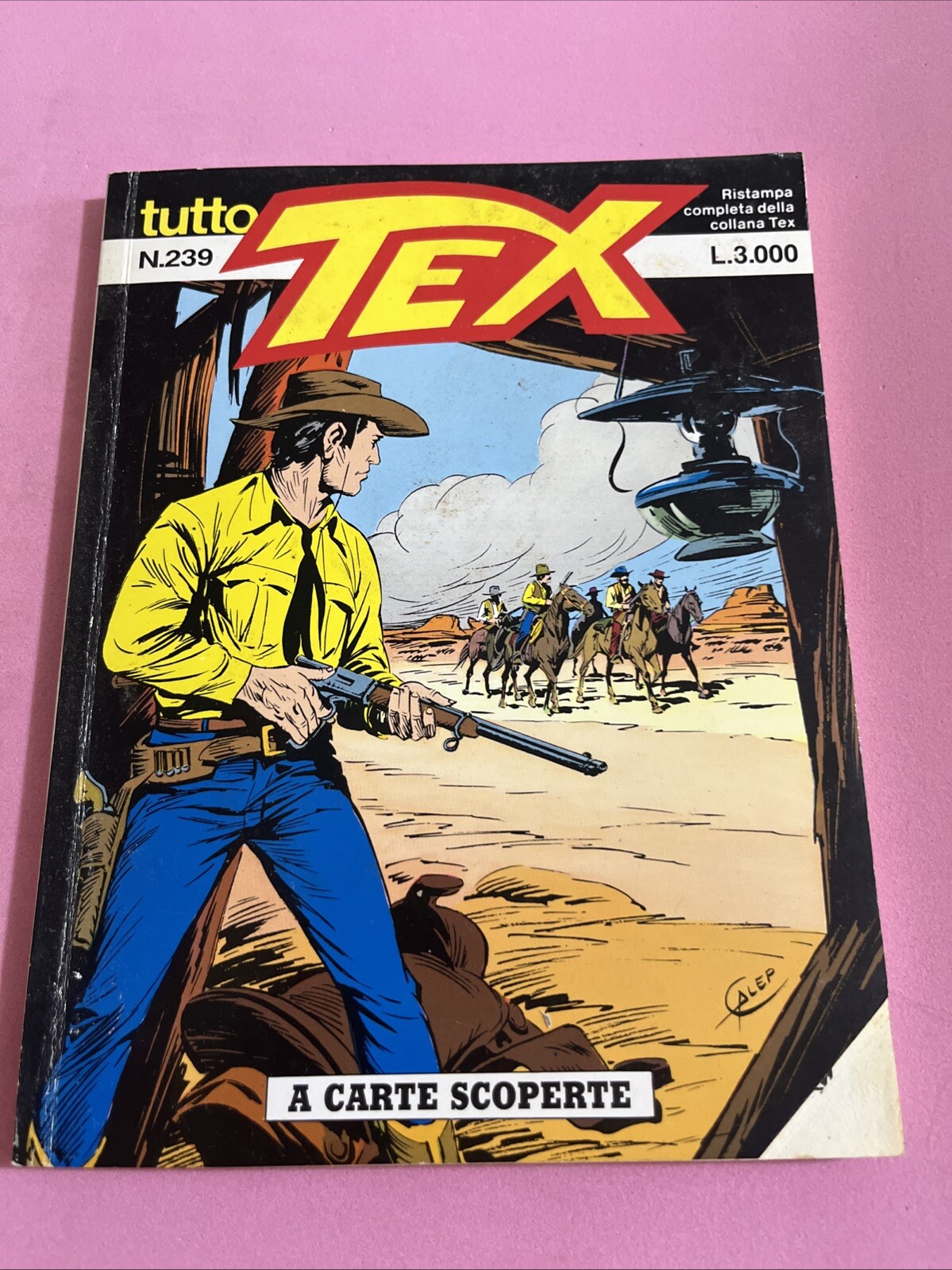 GIORNALINO FUMETTO TEX COLLEZIONE N.239 A Carte Scoperte- VINTAGE