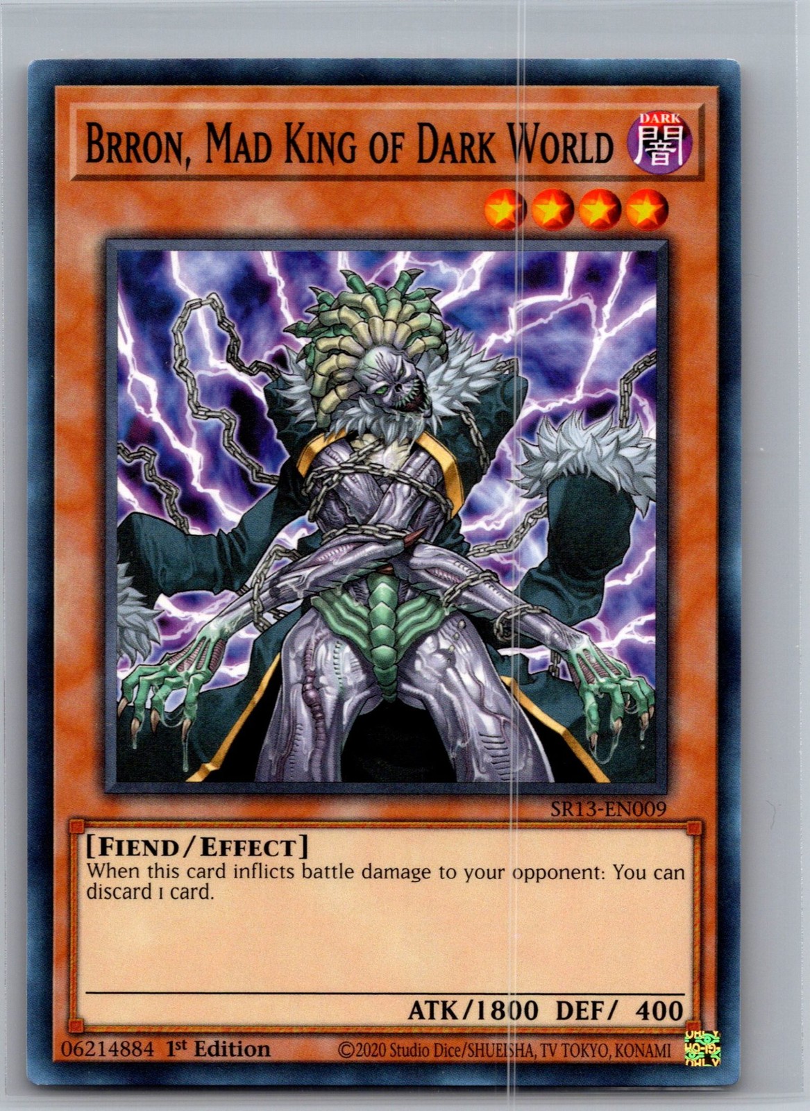 Brron, Mad King of Dark World SR13-EN009 1° Edizione NM