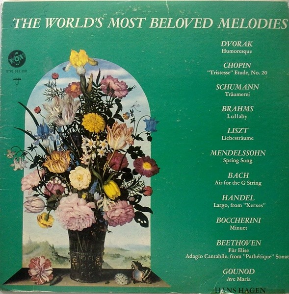 Hans Hagen, The World's Most Beloved Melodies, (LP, Comp), VG+, 4352686686
