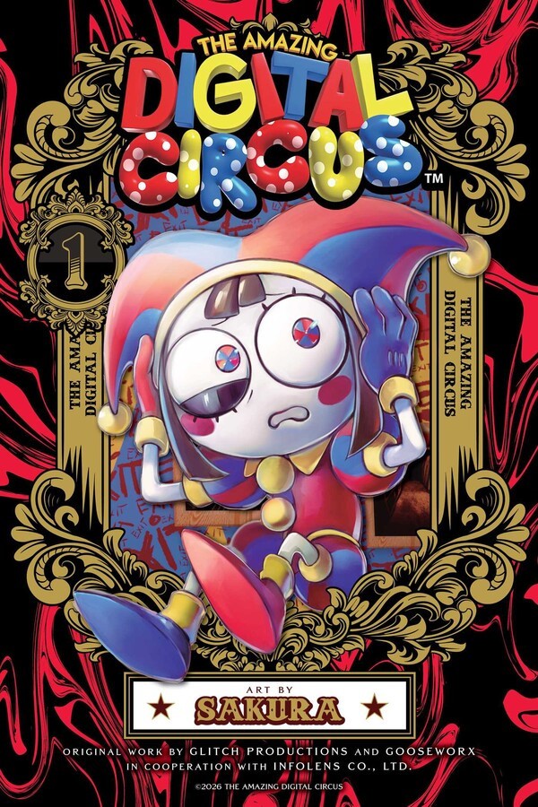 The Amazing Digital Circus, vol. 1 graphic novel manga copertina morbida