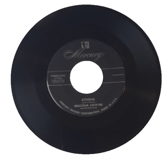 Malcolm Lockyer - On The Waterfront / Athena 45RPM Record