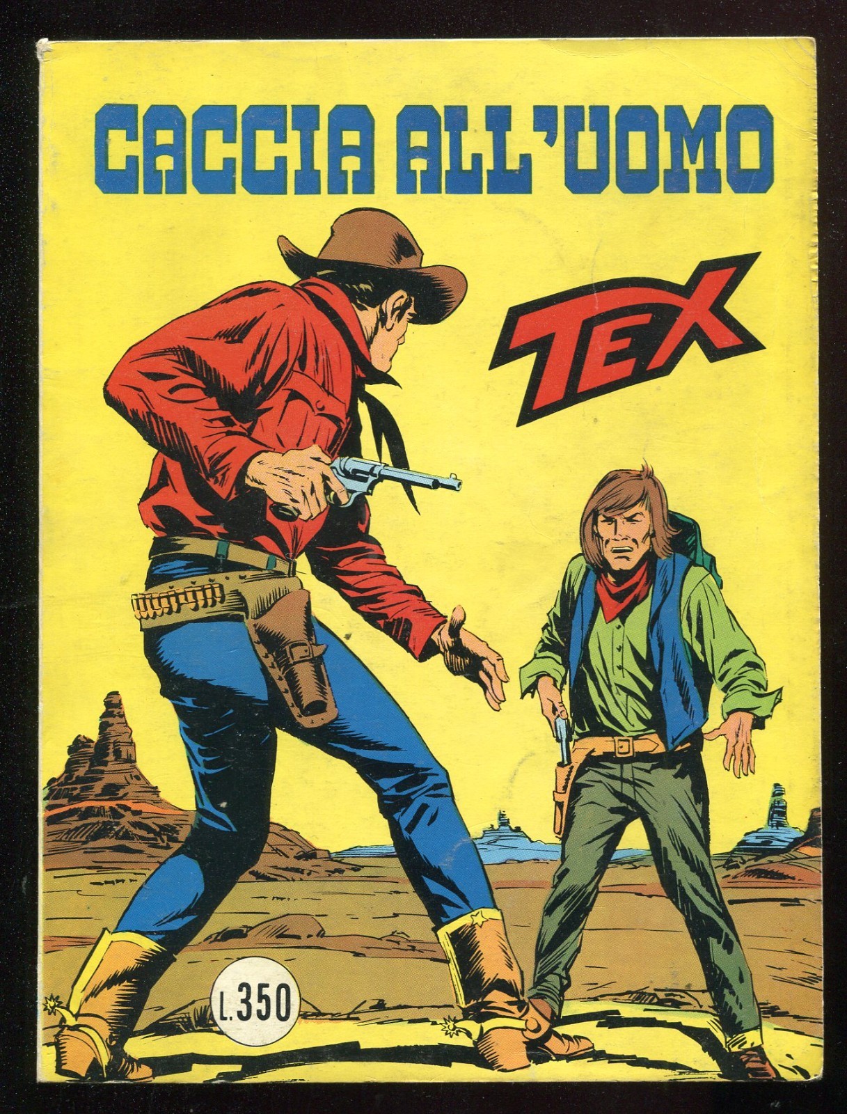 TEX N°183 CACCIA ALL'UOMO PRIMA EDIZIONE BONELLI 1976