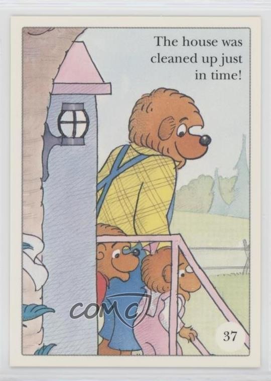 1992 Ken-Wis Berenstain Bears Story Cards La casa era.../Mamma era contenta... 11pj