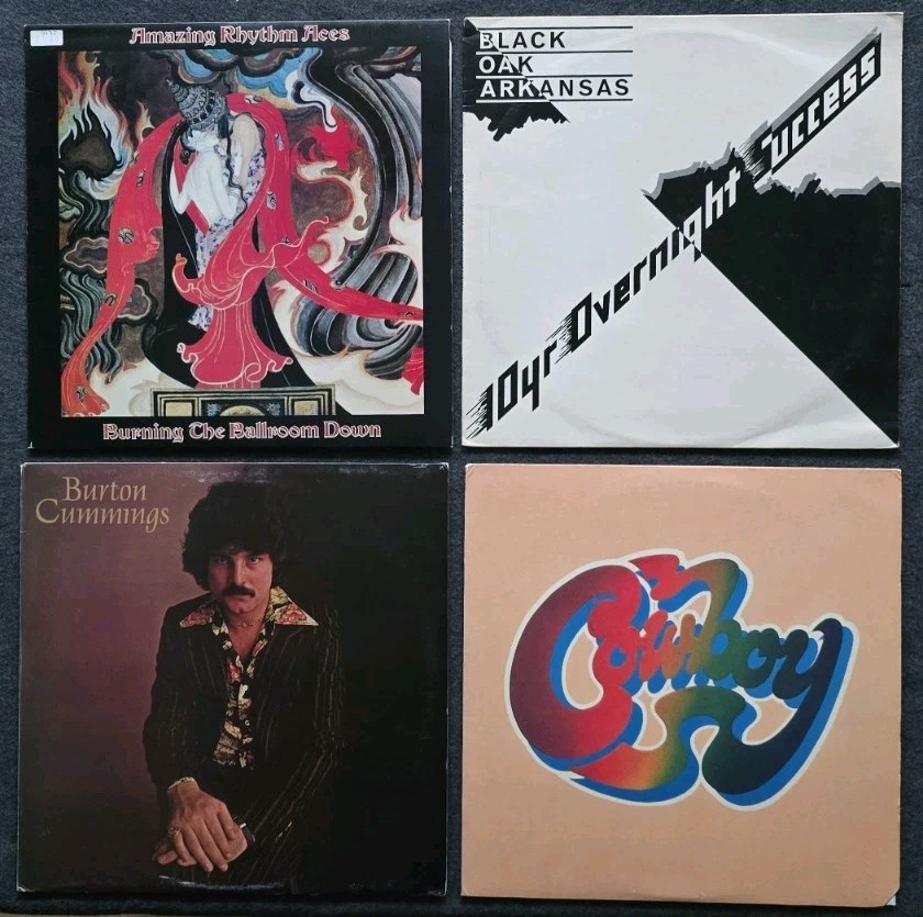 11 LP's Schallplatten Konvolut, US Rock, Southern, 1970 - 1980, vg+ bis m-
