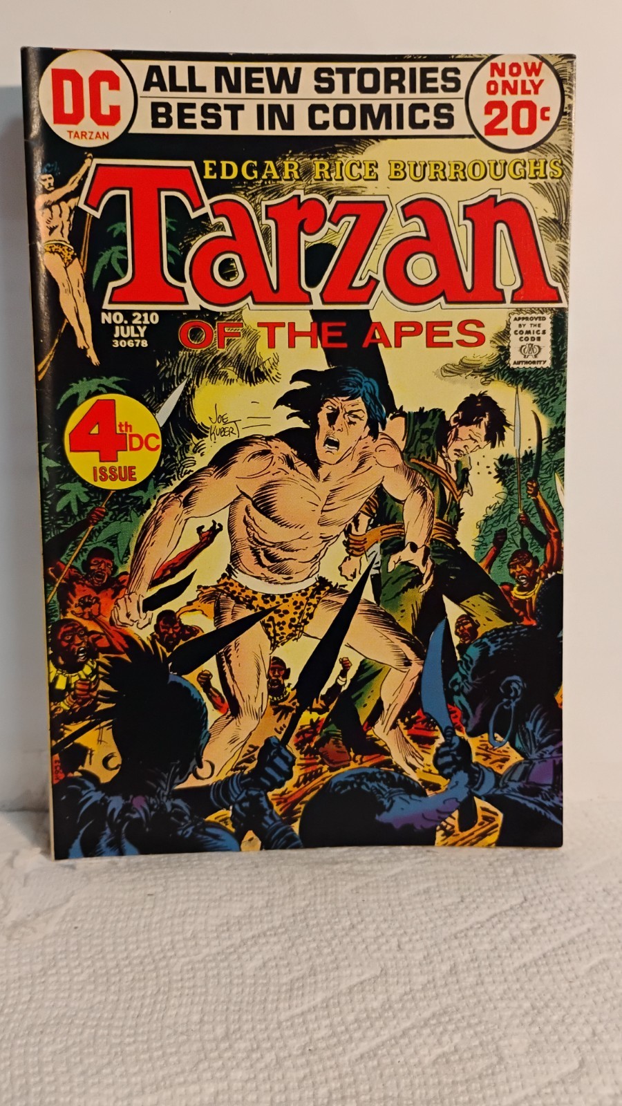 Tarzan delle scimmie #210,229,239,241 (DC,1972) BUONO A MOLTO BELLO