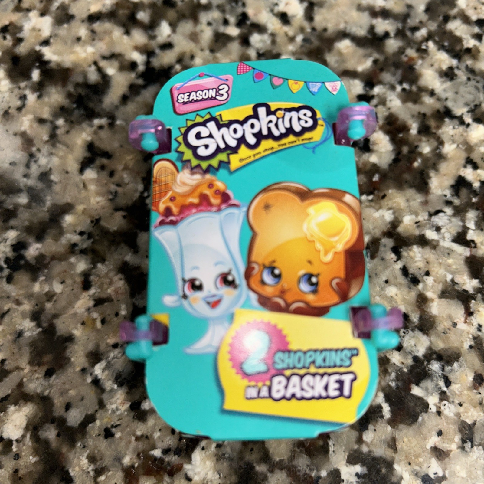 Shopkins 2 Pack Basket Season 3 LIMITED EDITION AUTHENTIC Moose FACTORY SEALED