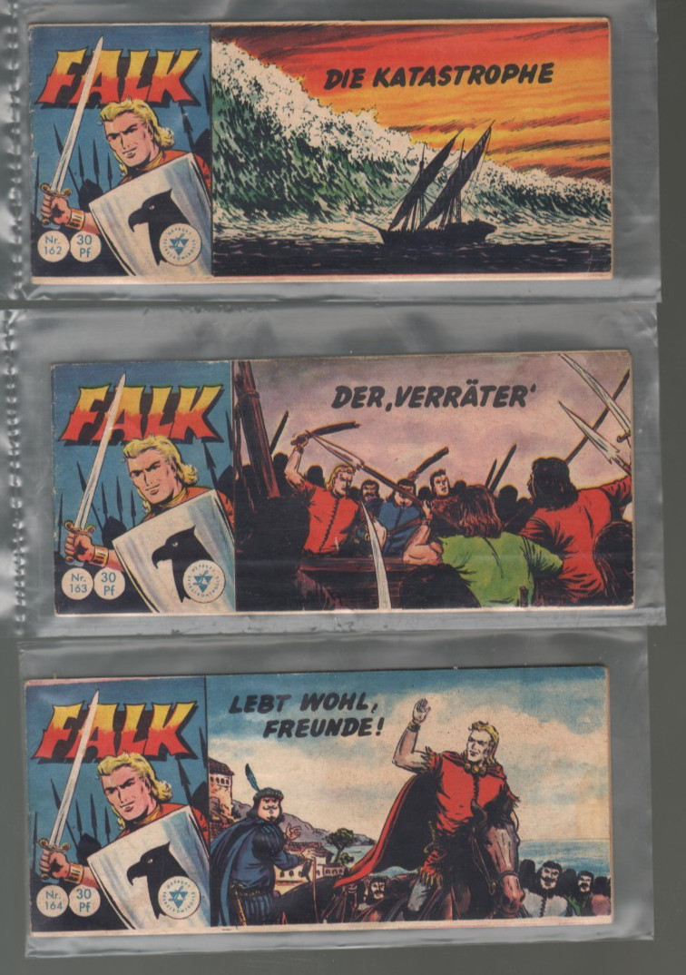 Falk Piccolo 162,163,164. Con francobolli da collezione Walter Lehning Editore