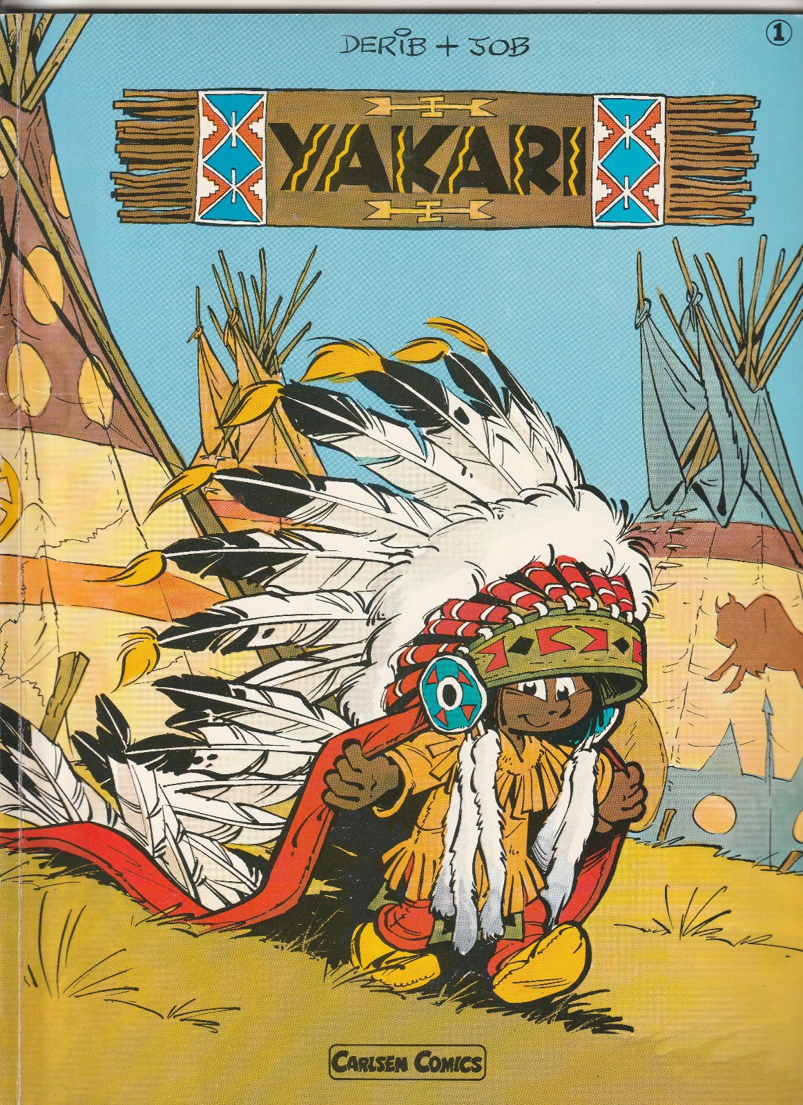 ✪ YAKARI #1, Carlsen 1992 COMICALBUM Z1-