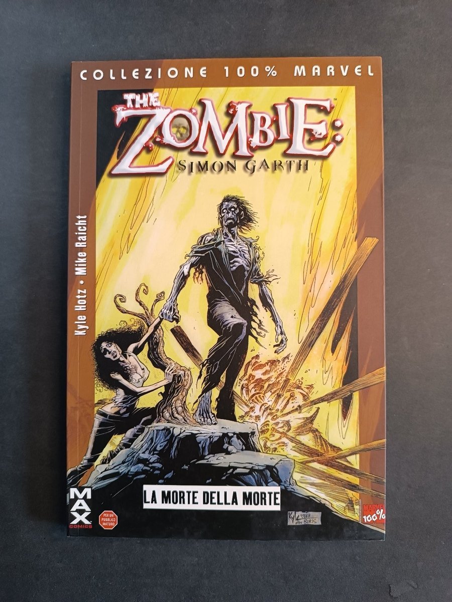Fumetto The ZOMBIE Simon Garth La morte della morte - Marvel 100% Max Comics