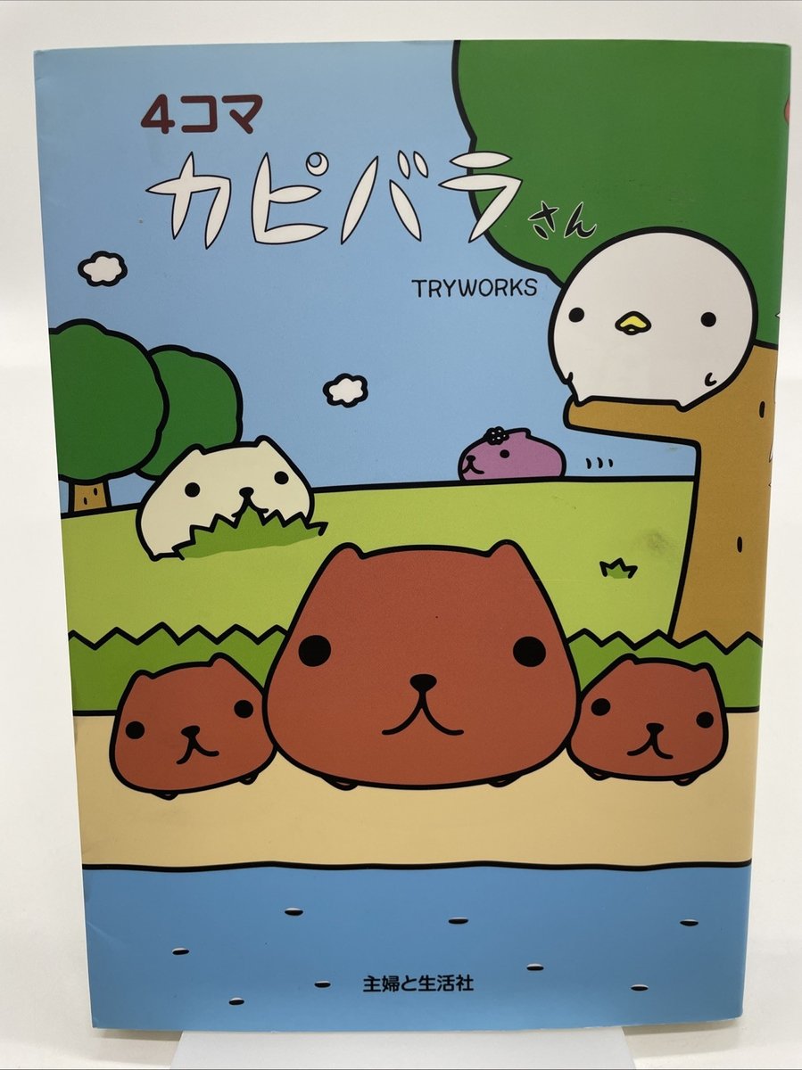 TRYWORKS 4-Koma Capybara-san manga giapponese fumetto simpatico animale
