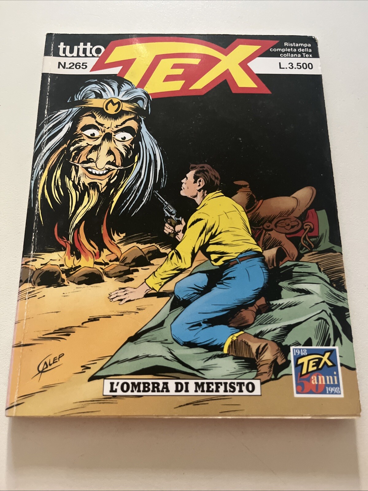 GIORNALINO FUMETTO TEX BONELLI L’ombra Di Mefisto N 265 - COLLEZIONE VINTAGE