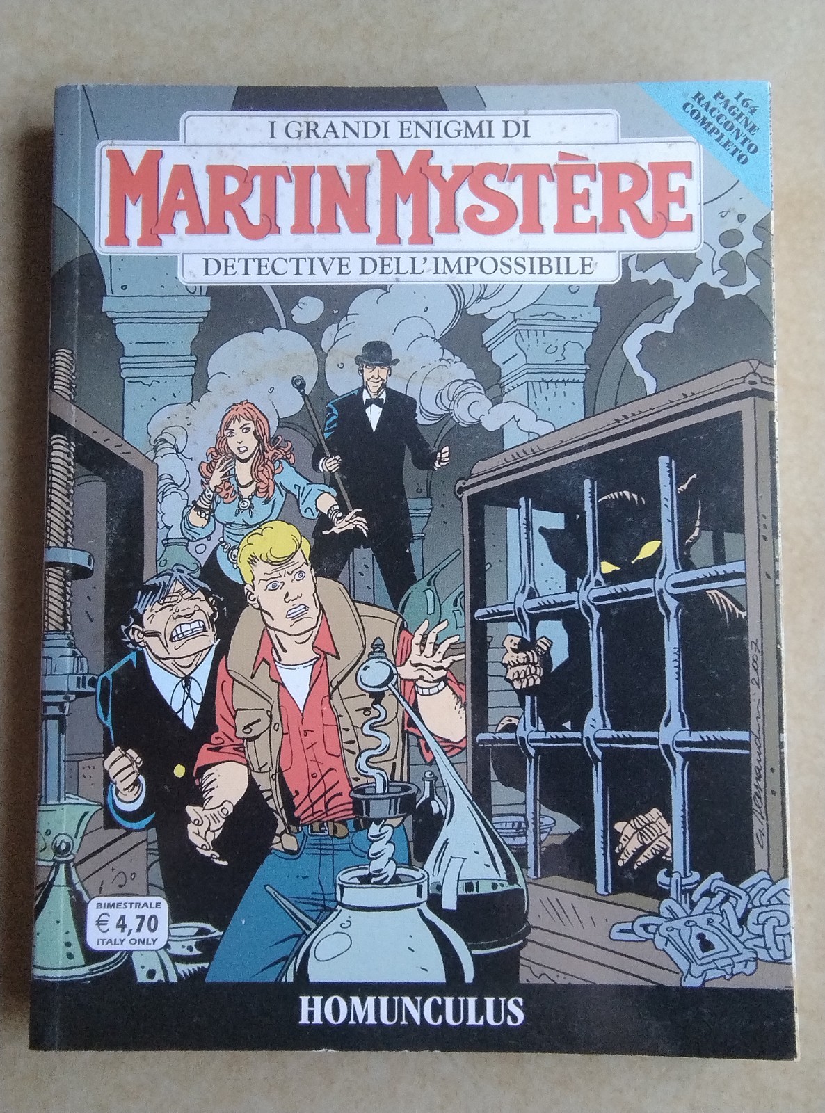 Martin Mystere n. 293 - Homunculus  -Bonelli - 2007 -Storia completa