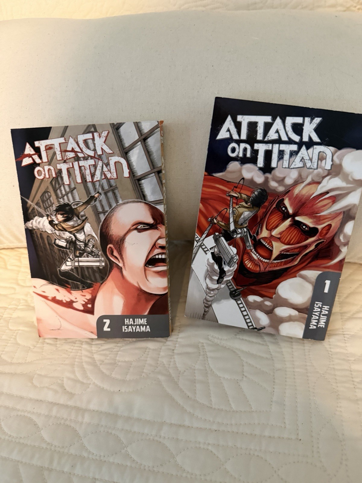 Attacco al Titano Vol. Manga tascabile 1 e 2