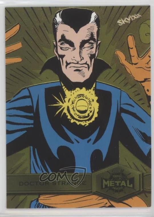 2022 Marvel Metal Universe Spider-Man luce gialla FX Doctor Strange #123 16zb