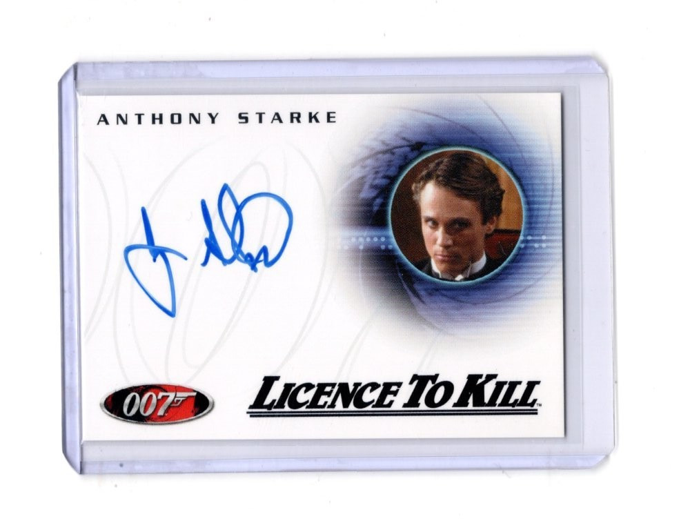 2008 JAMES BOND IN MOTION ANTHONY STARKE AUTOGRAPH #A113 SEINFELD “THE JIMMY”