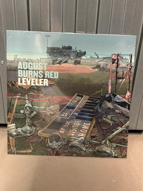 August Burns Red Leveler Tenth Anniversary Edition Red Inside Of Blue Vinyl LP