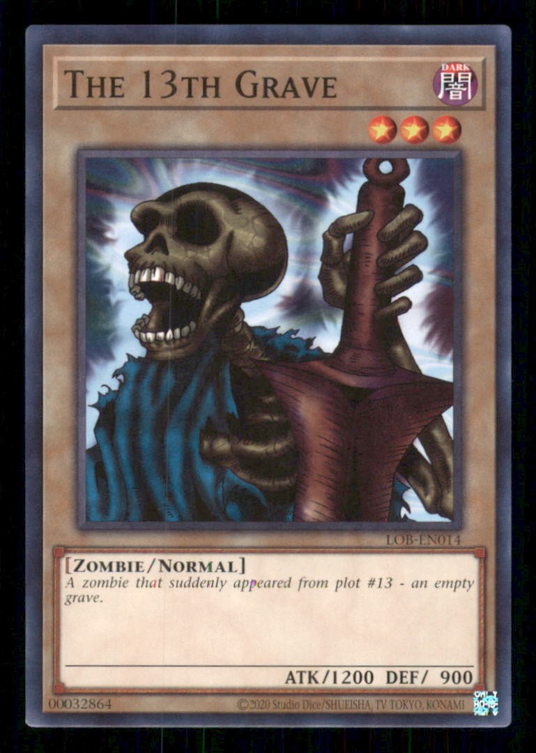 La 13a Tomba LOB-EN014 (Edizione 25° Anniversario) Yu-Gi-Oh Unlimited NM